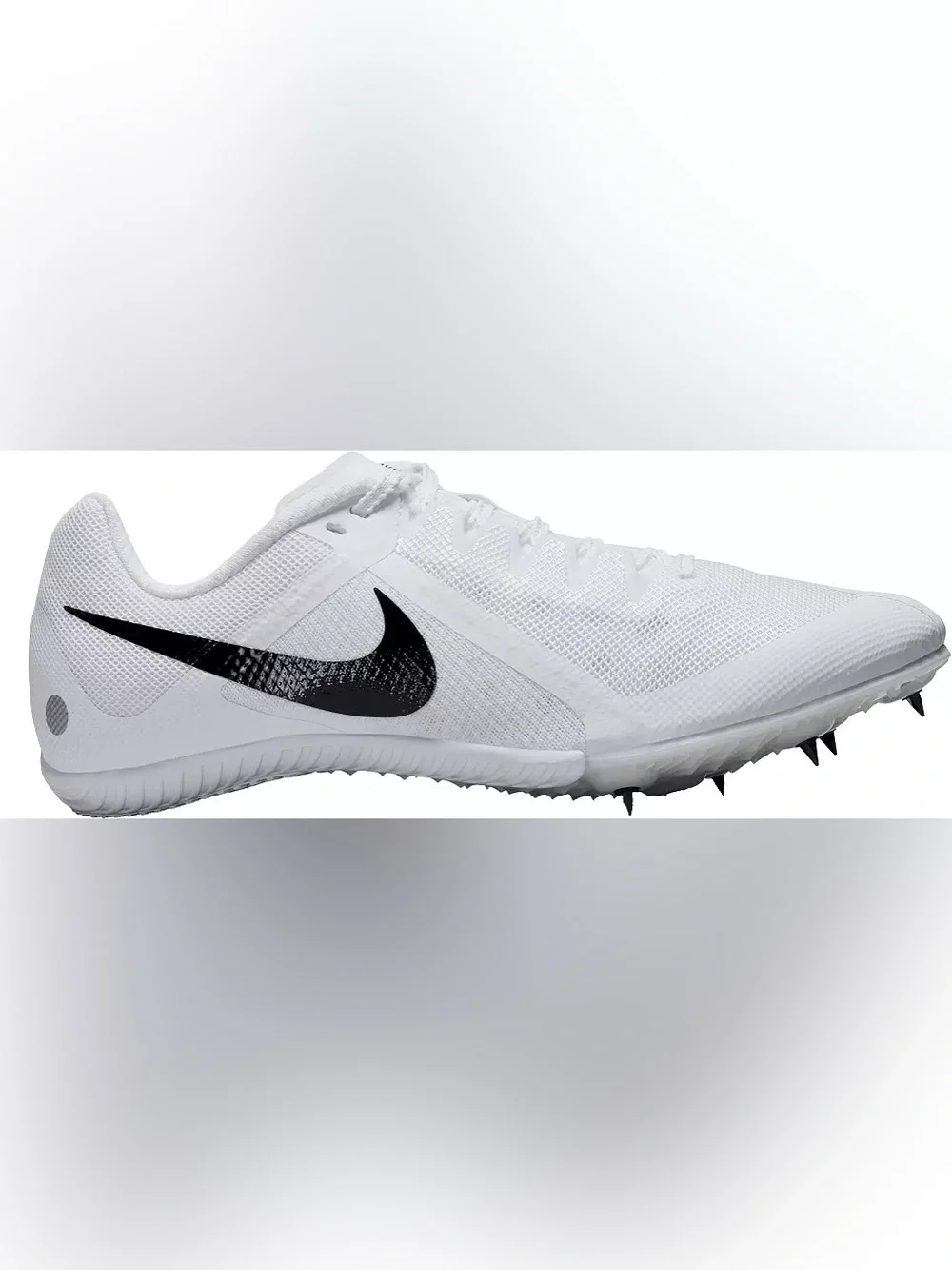 Nike White Trainer with Black Swoosh